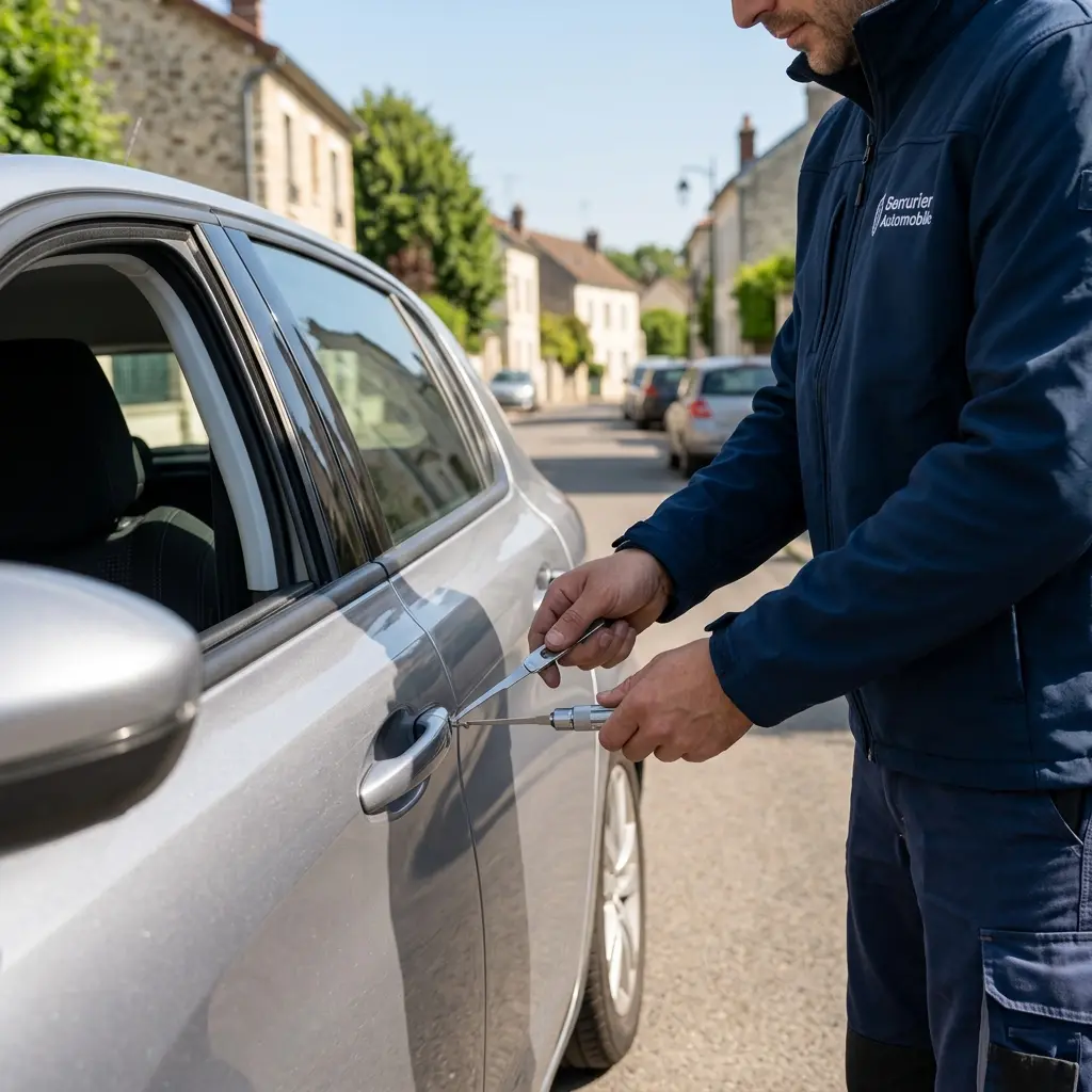 Comment se déroule l’intervention d’ouverture de porte à Carrières-sur-Seine ?