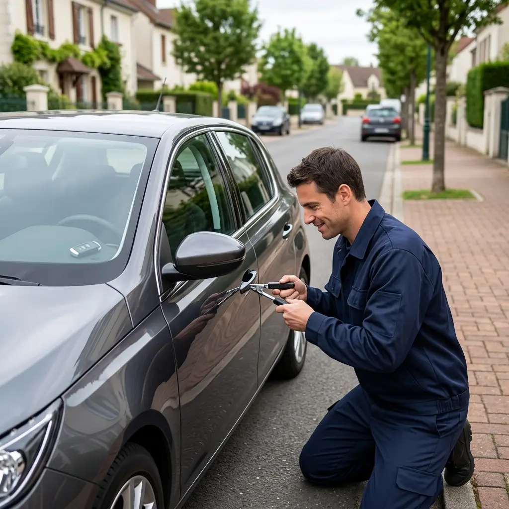 Comment se déroule l'ouverture de porte voiture à Porcheville ?