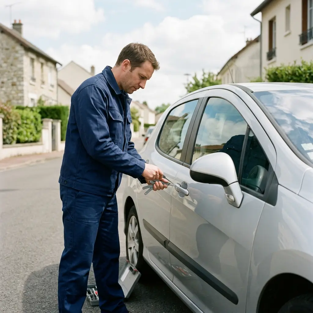Comment se déroule l'ouverture de porte voiture à Andrésy ?