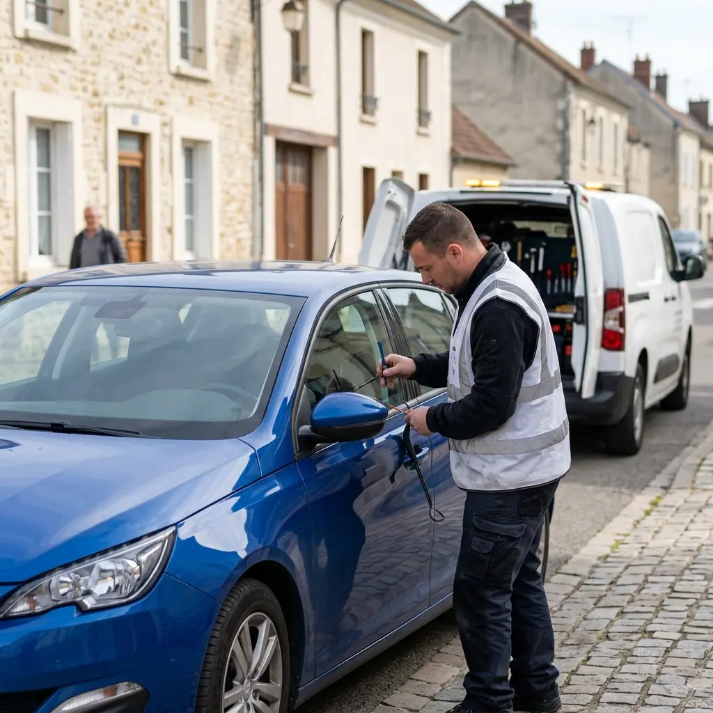 Comment se déroule l’intervention d’ouverture de porte à Septeuil ?