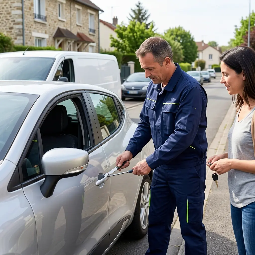 Comment réagir face à une porte de voiture verrouillée à Élancourt ?