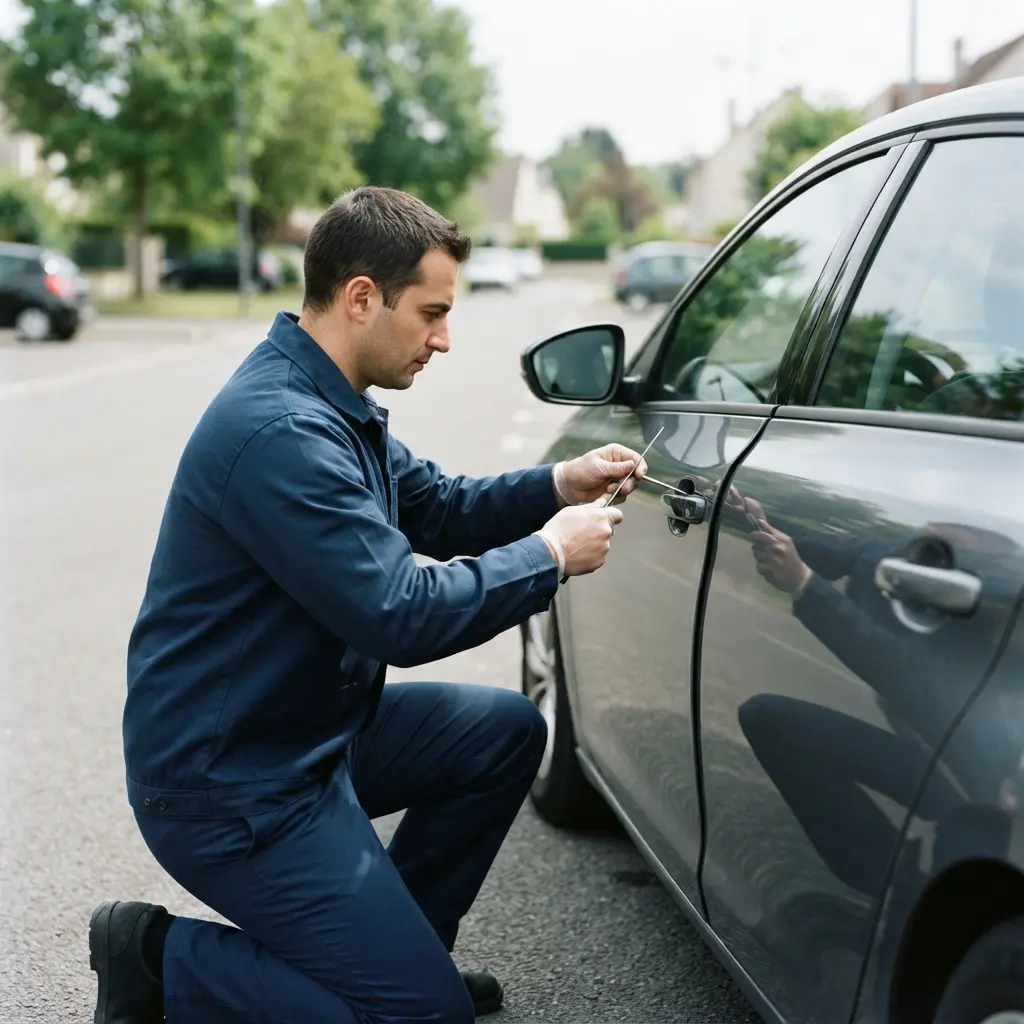 Comment réagir face à une porte de voiture bloquée ?