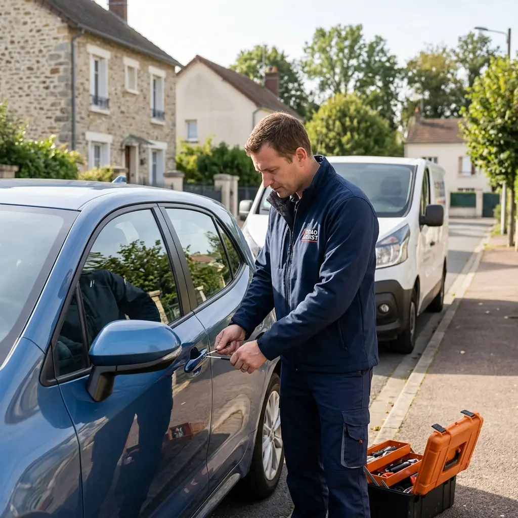 Précautions à mettre en place à Briis-sous-Forges avant une ouverture de porte voiture