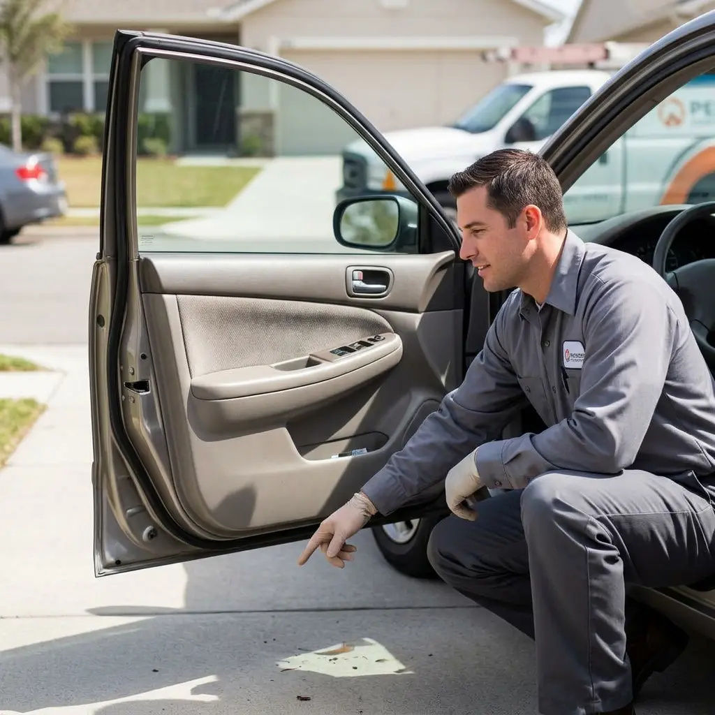 Comment réagir face à une porte de voiture verrouillée