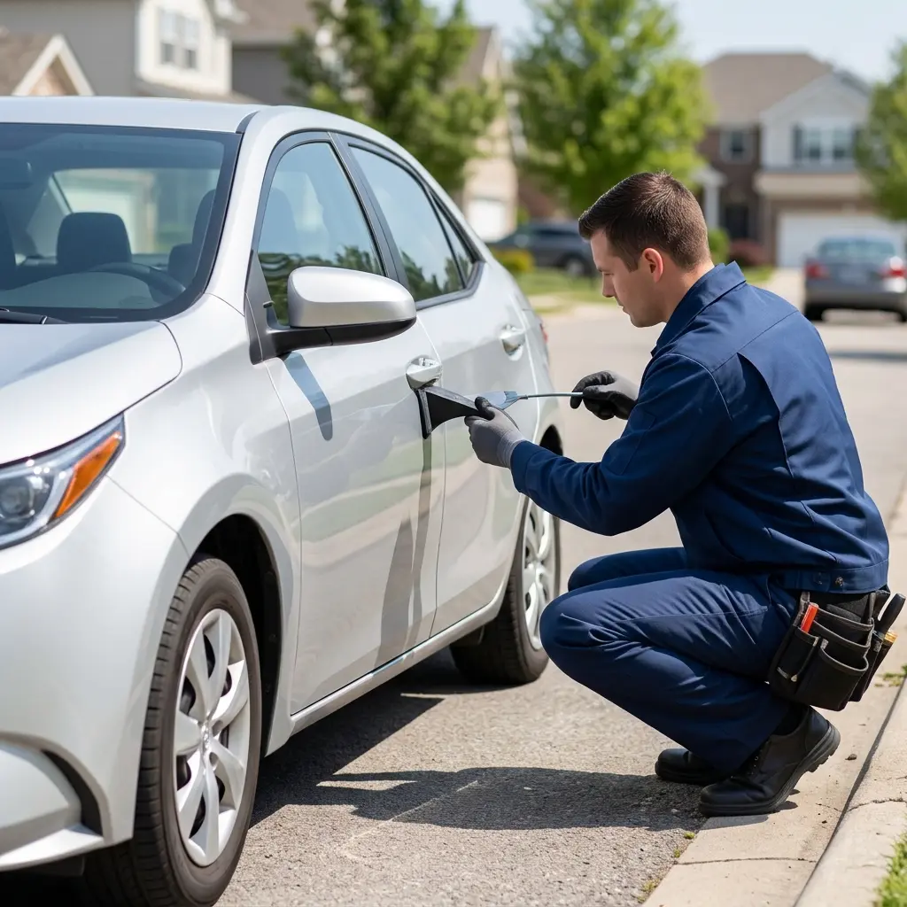 Comment se déroule l'ouverture de porte voiture à Vert-le-Petit ?