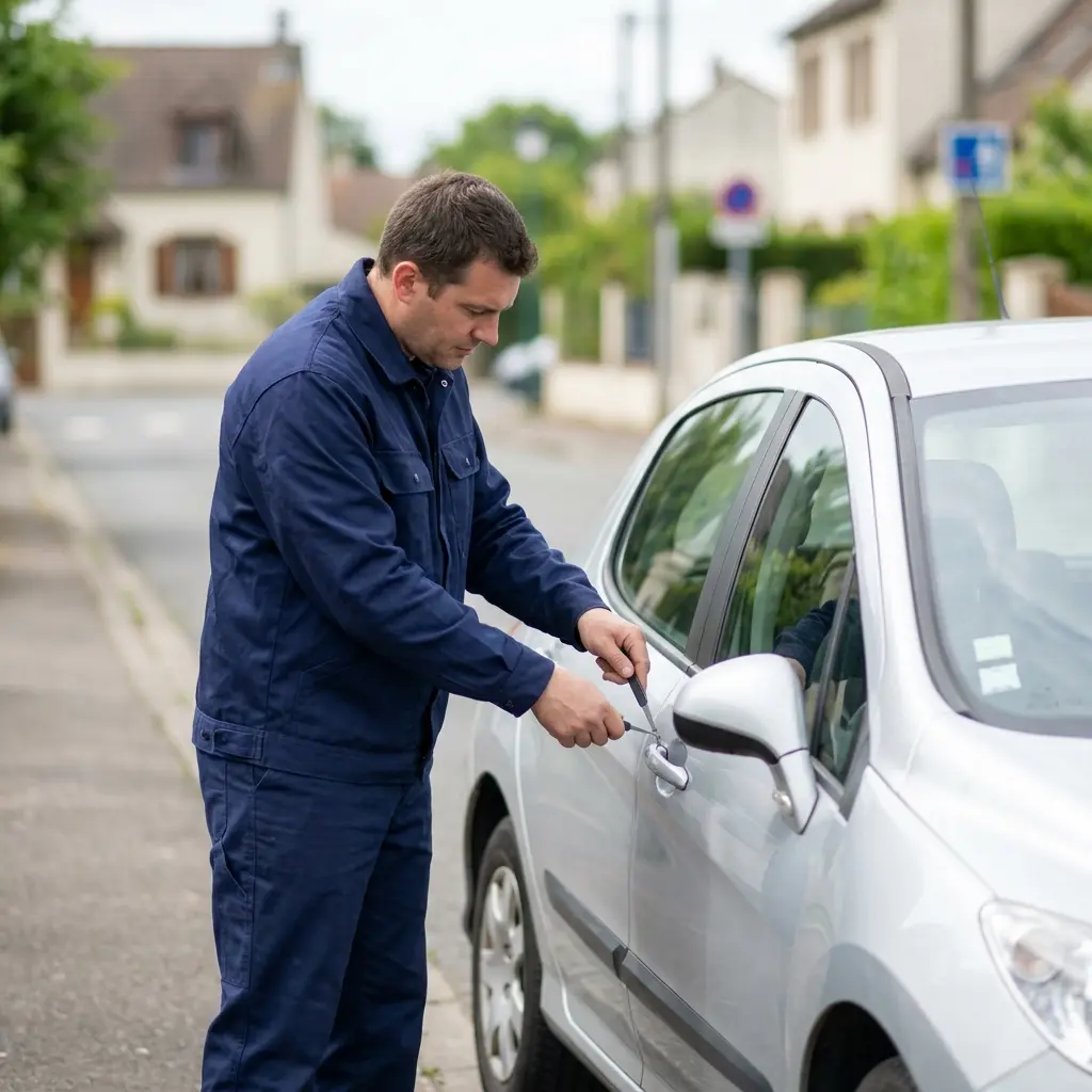 Comment réagir face à une portière bloquée à Itteville