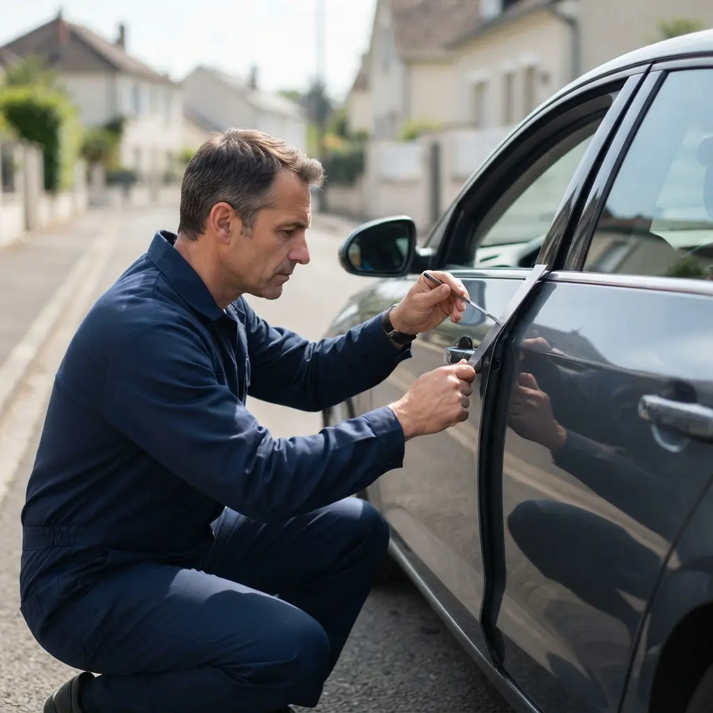 Comment se déroule l'ouverture de porte voiture à Cergy ?