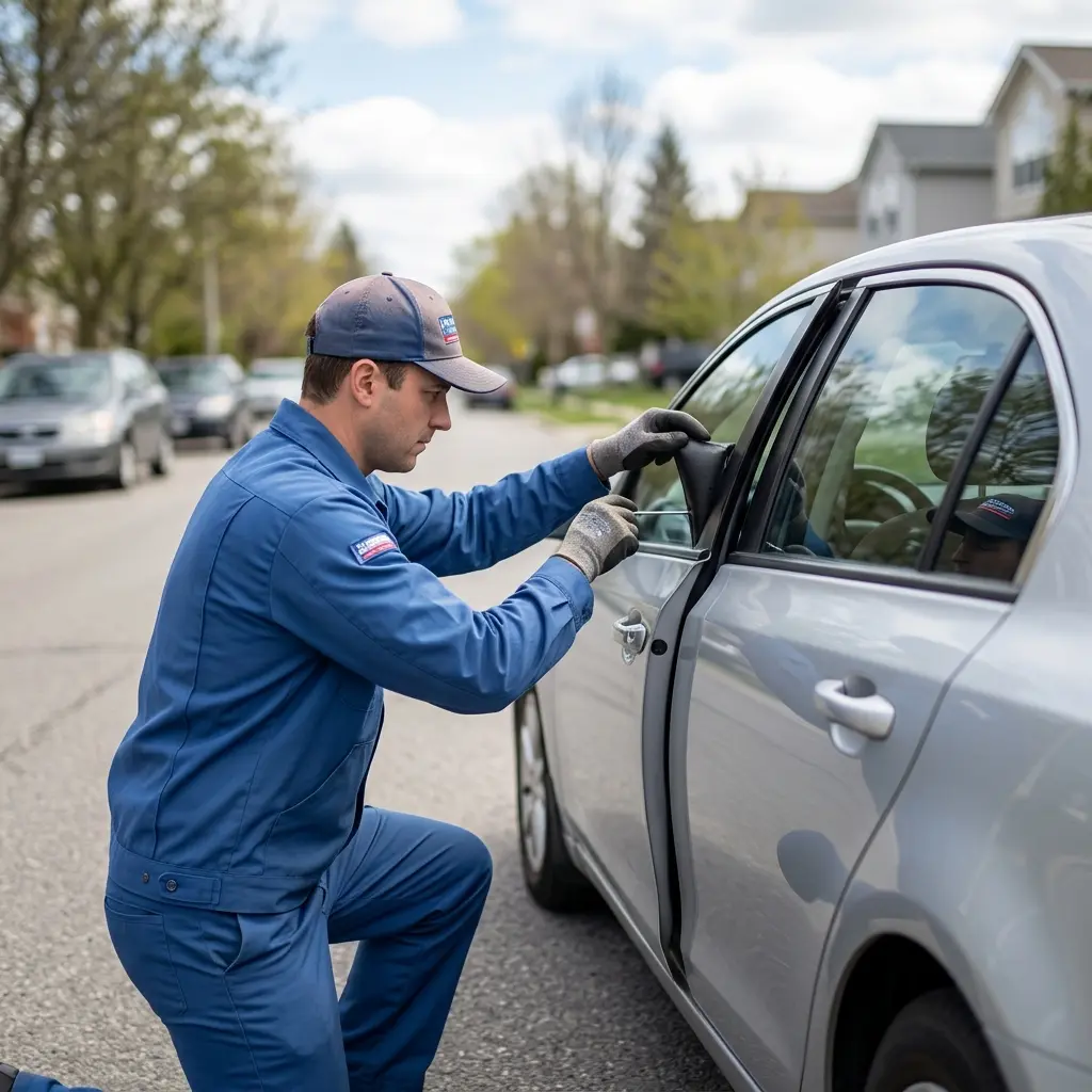 Comment réagir face à une porte de voiture bloquée ?