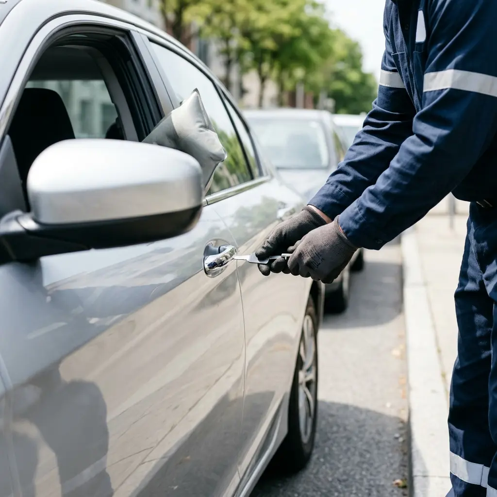 Réactions à adopter dès qu’une porte de voiture est bloquée à Chaumontel