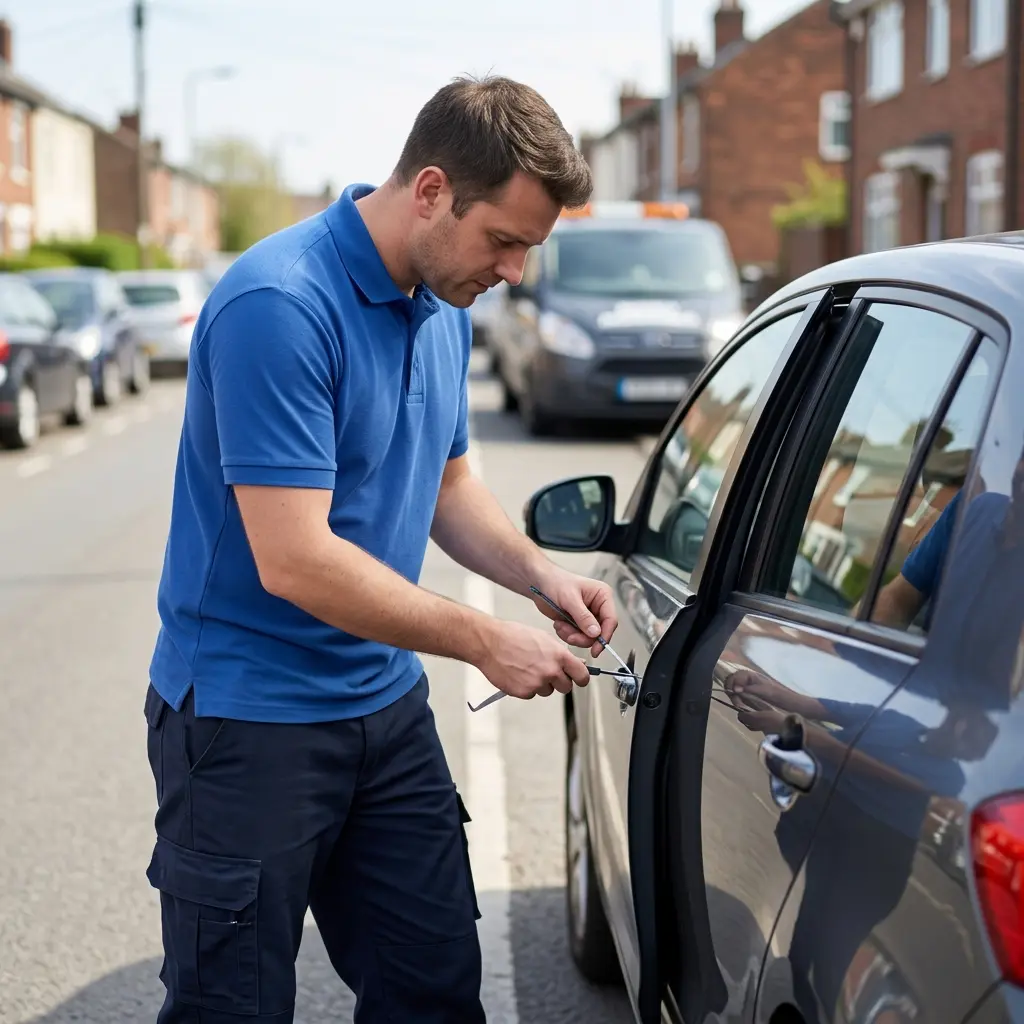 Comment se déroule l’intervention d’ouverture de porte à Chaumontel ?