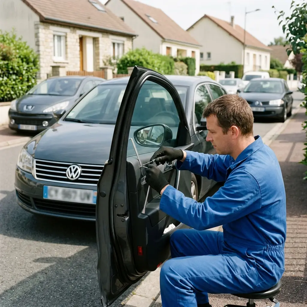 Comment réagir face à une porte verrouillée à Persan ?