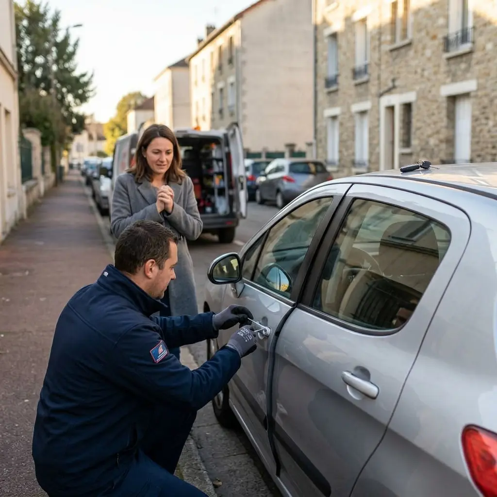 Comment se déroule l'ouverture de porte voiture à Persan ?