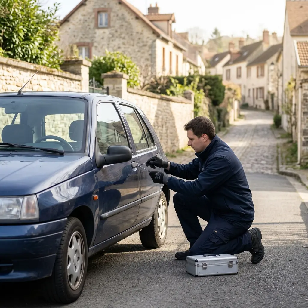 Comment se déroule l'ouverture de porte voiture à Saint-Prix ?
