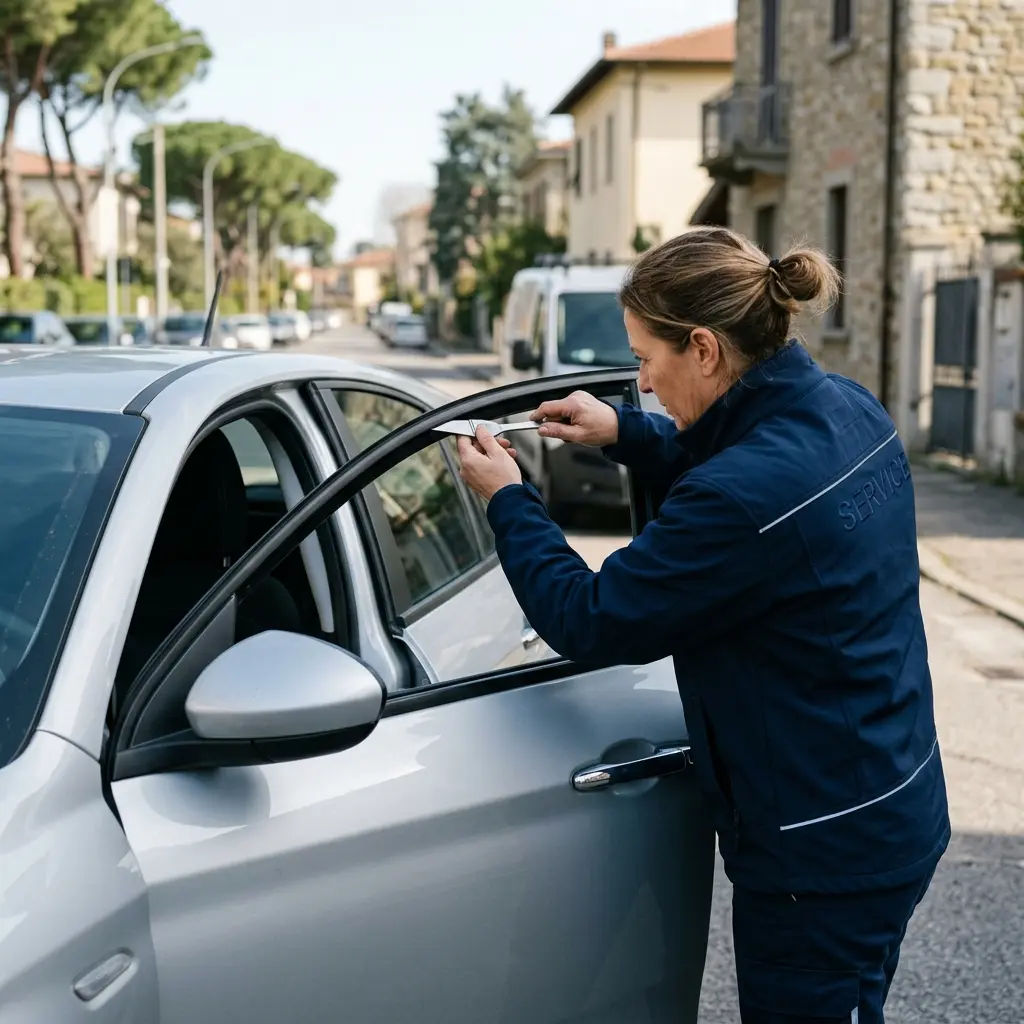Comment se déroule l'intervention à Fosses en cas d'ouverture de porte ?
