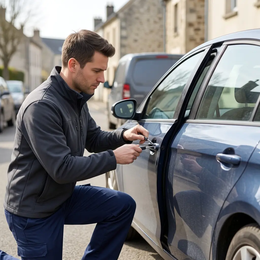 Comment réagir face à une porte voiture bloquée à Osny ?