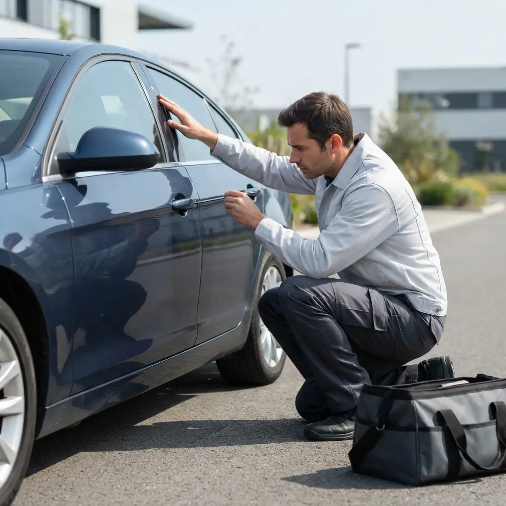 Les gestes utiles en cas de clés enfermées dans la voiture