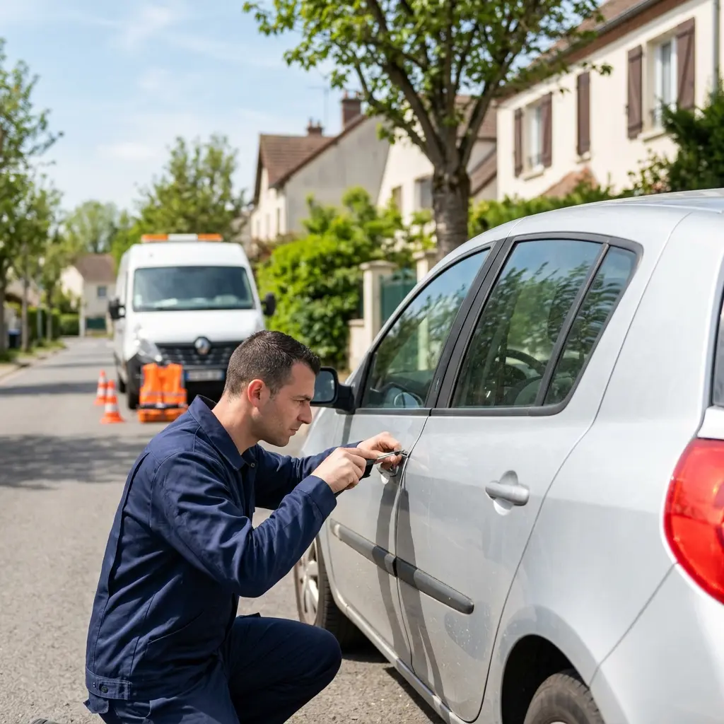 Comment anticiper une ouverture de porte voiture à Frépillon