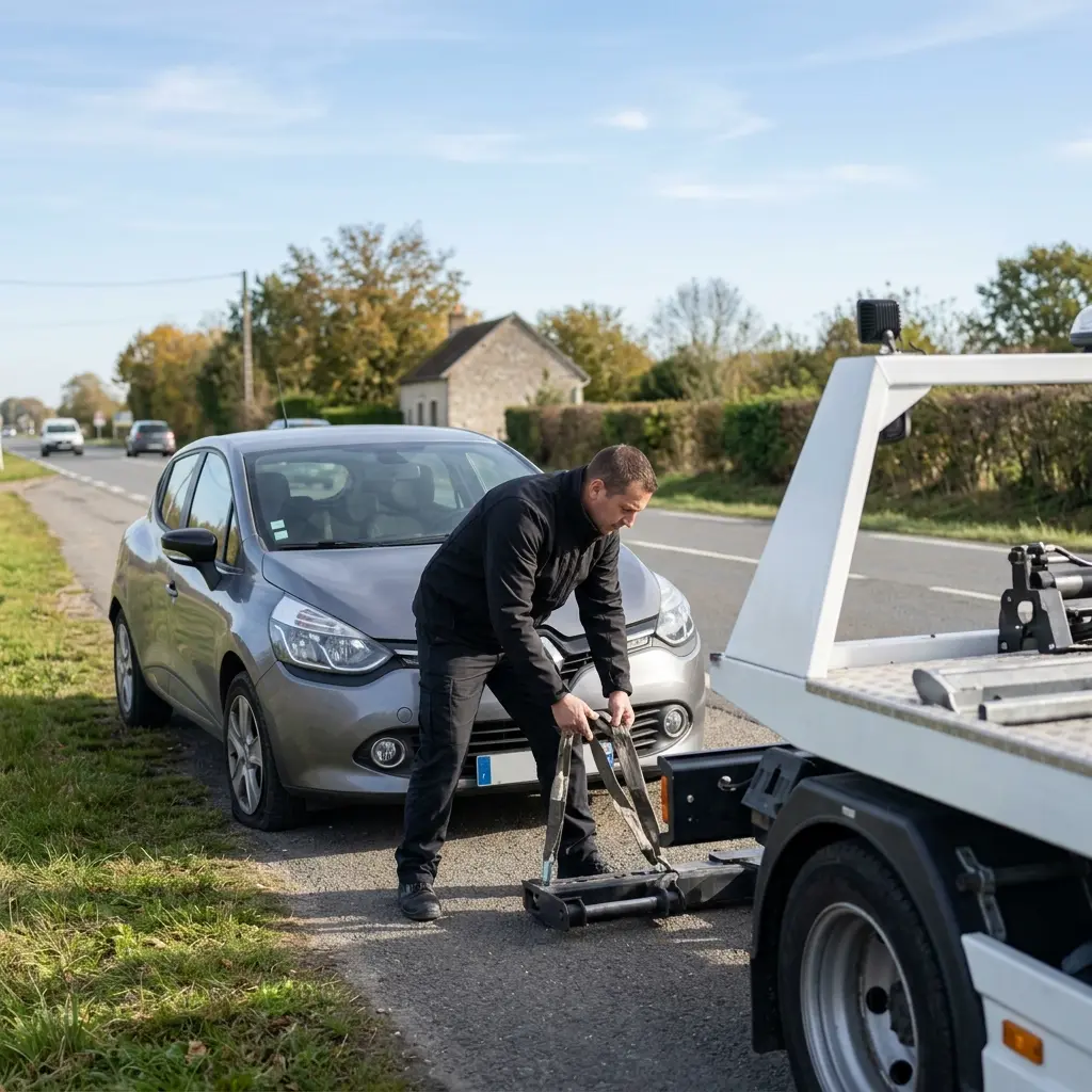 Adopter les bons gestes en attendant le remorquage à Venette