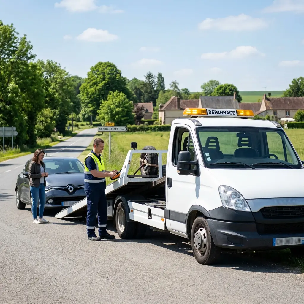 Besoin d'un remorquage rapide à Breuil-le-Sec ?