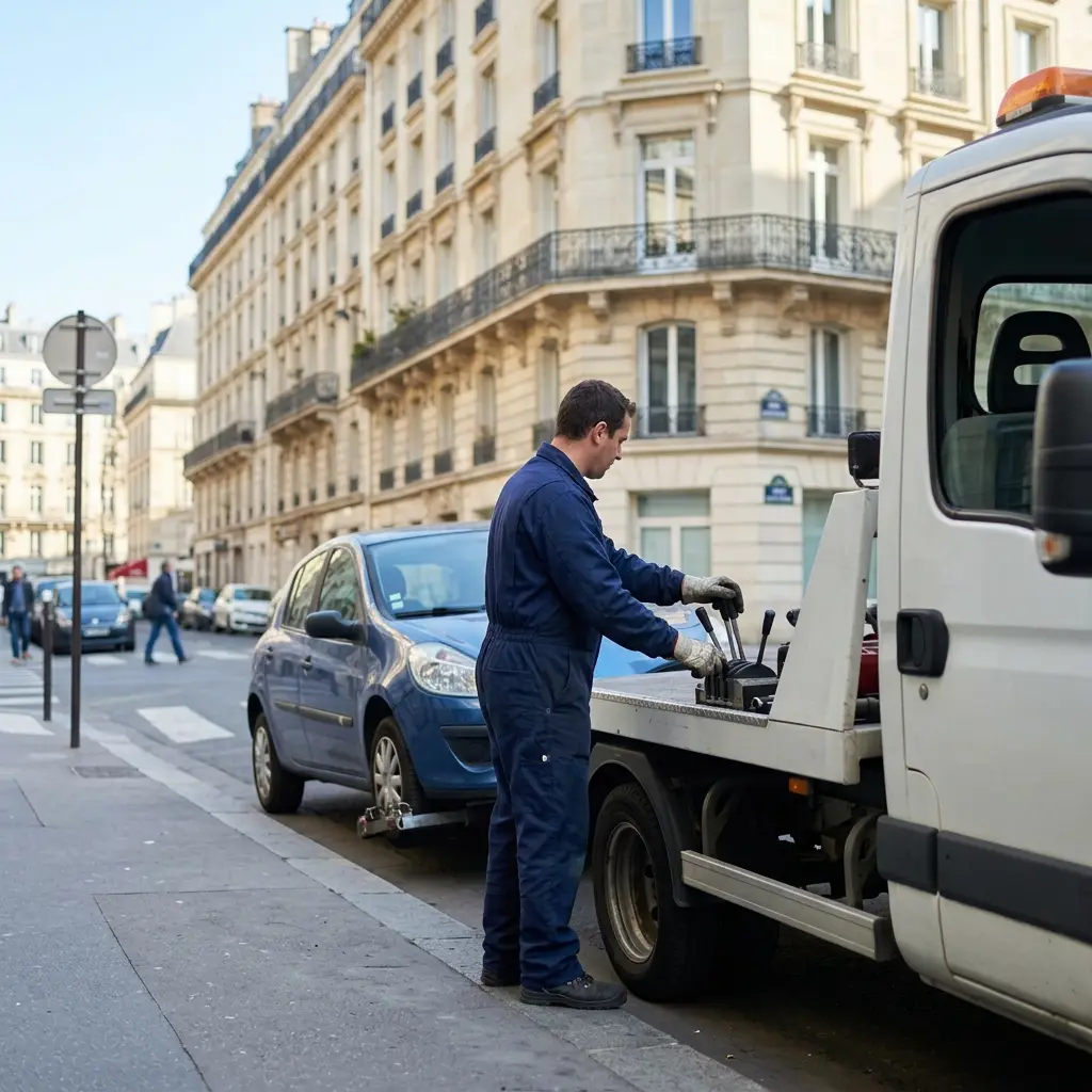 Notre méthode rapide de remorquage à Paris 1