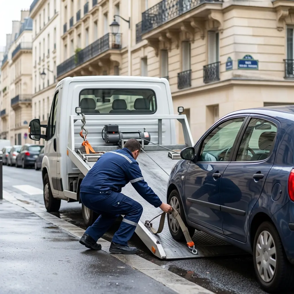 Comment nous procédons au remorquage à Paris 5