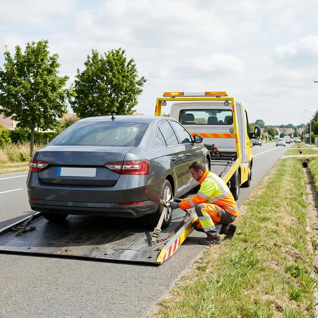 Comment réagir efficacement en attendant votre dépanneuse à Villenoy ?