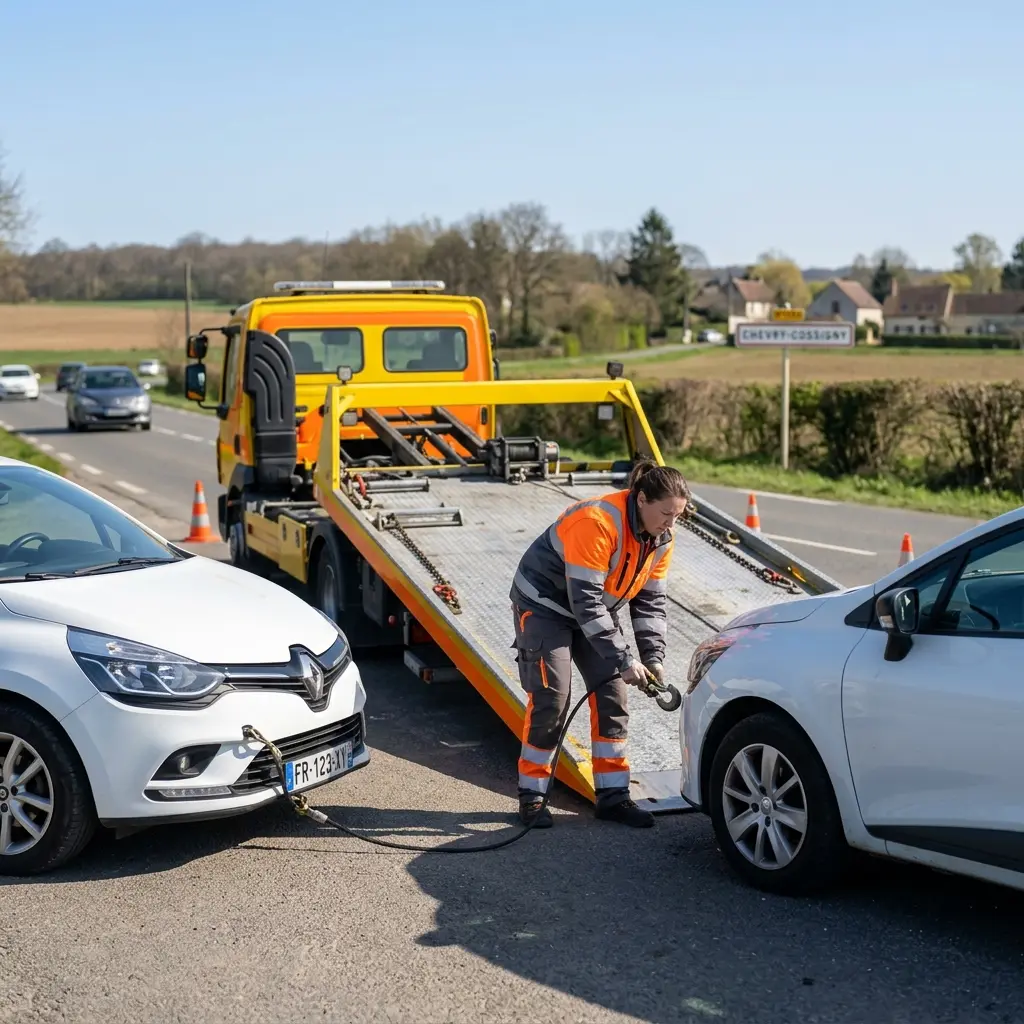 Comment se déroule l'intervention à Chevry-Cossigny ?