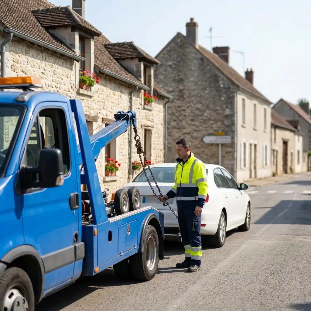 Comment réagir en attendant la dépanneuse à Chaumes-en-Brie ?