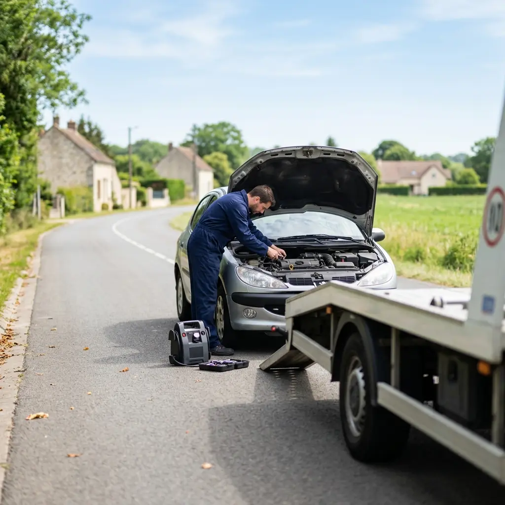 Comment se déroule l'intervention de remorquage à Varreddes ?