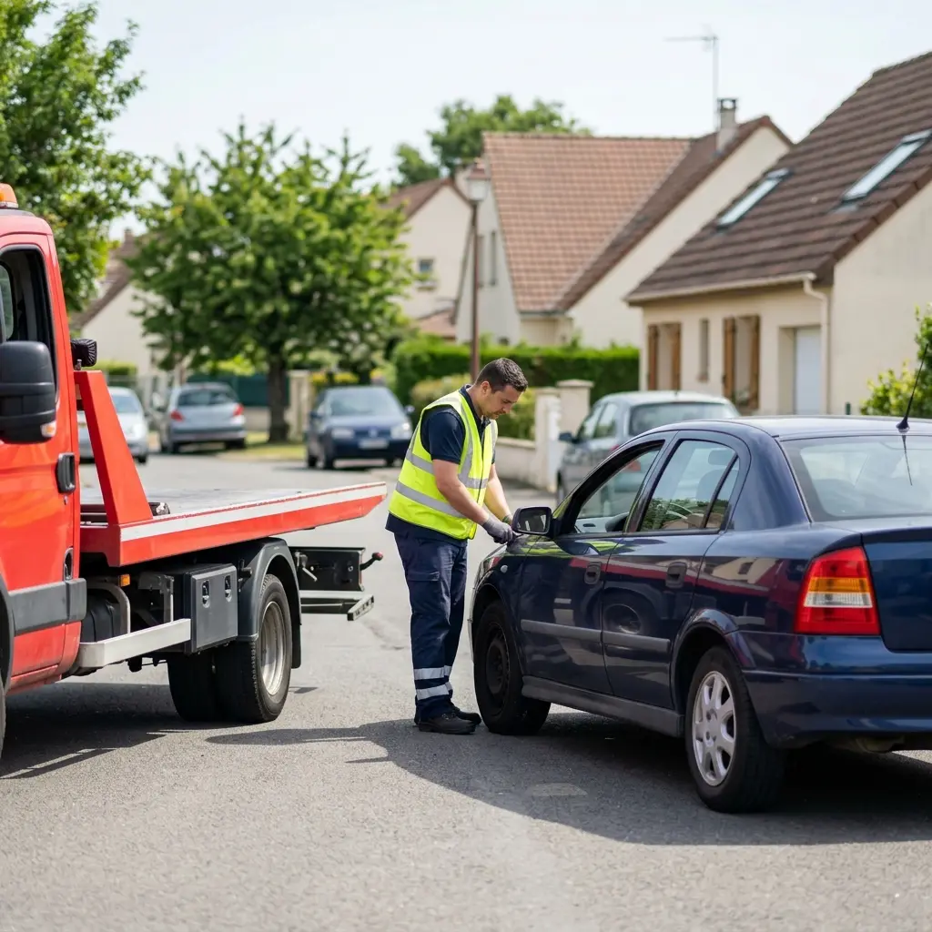 Comment se déroule l'intervention de remorquage à Wissous ?