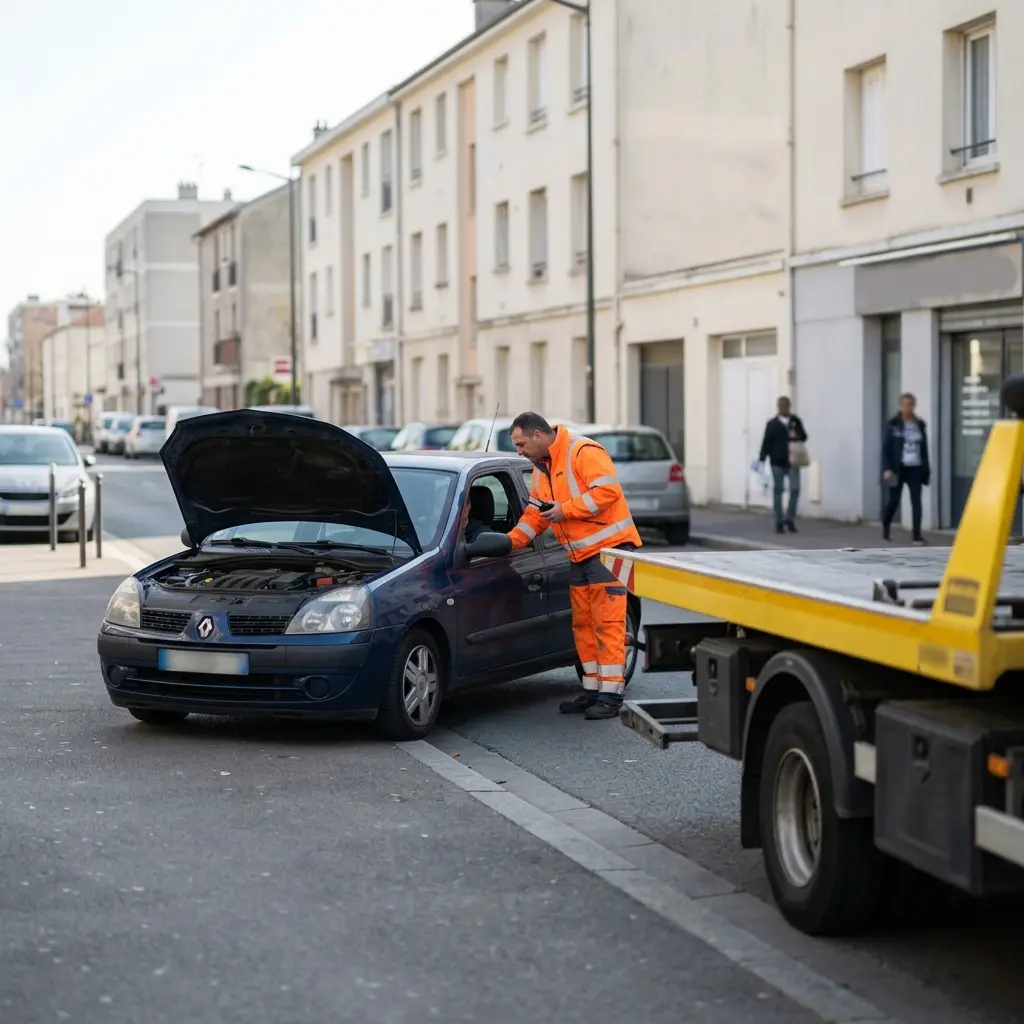 Besoin d'un remorquage rapide à Romainville ?