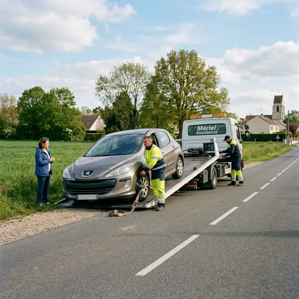 Besoin d'un remorquage rapide à Mériel ?