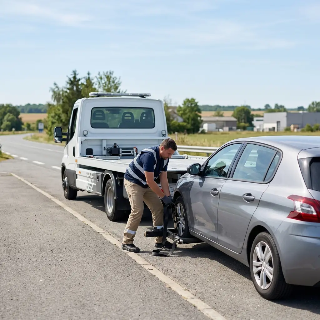 Comment se déroule l'intervention de remorquage à Beauvais ?