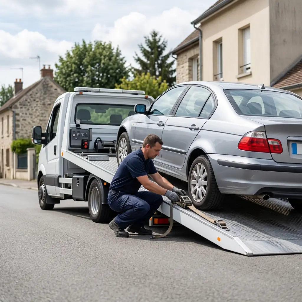 Comment se déroule l'intervention de remorquage à Rantigny ?