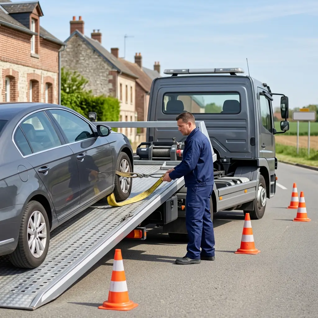 Remorquage voiture prix Sérifontaine (60590)
