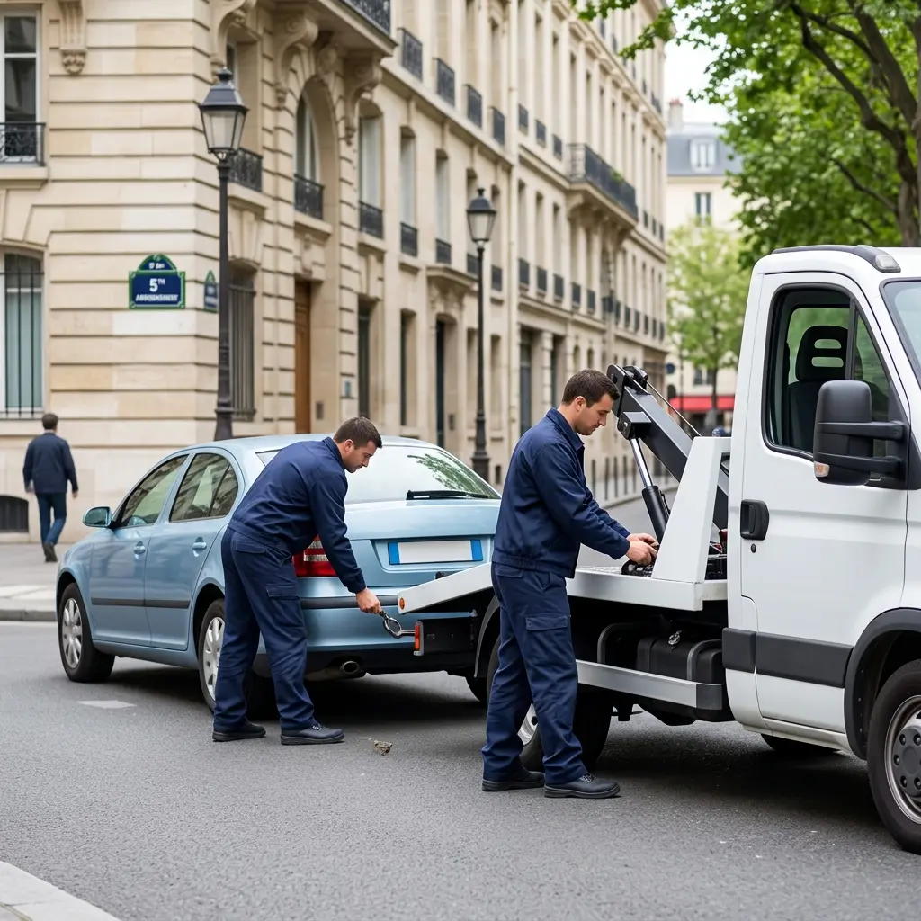 Réactions immédiates et prévention avant et après remorquage à Paris 5