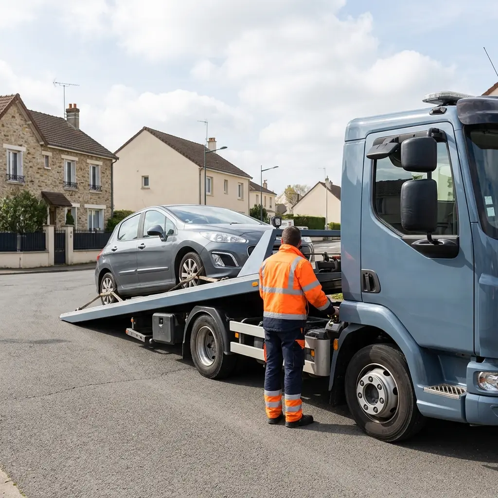 Remorquage voiture prix Verneuil-l'Étang (77390)