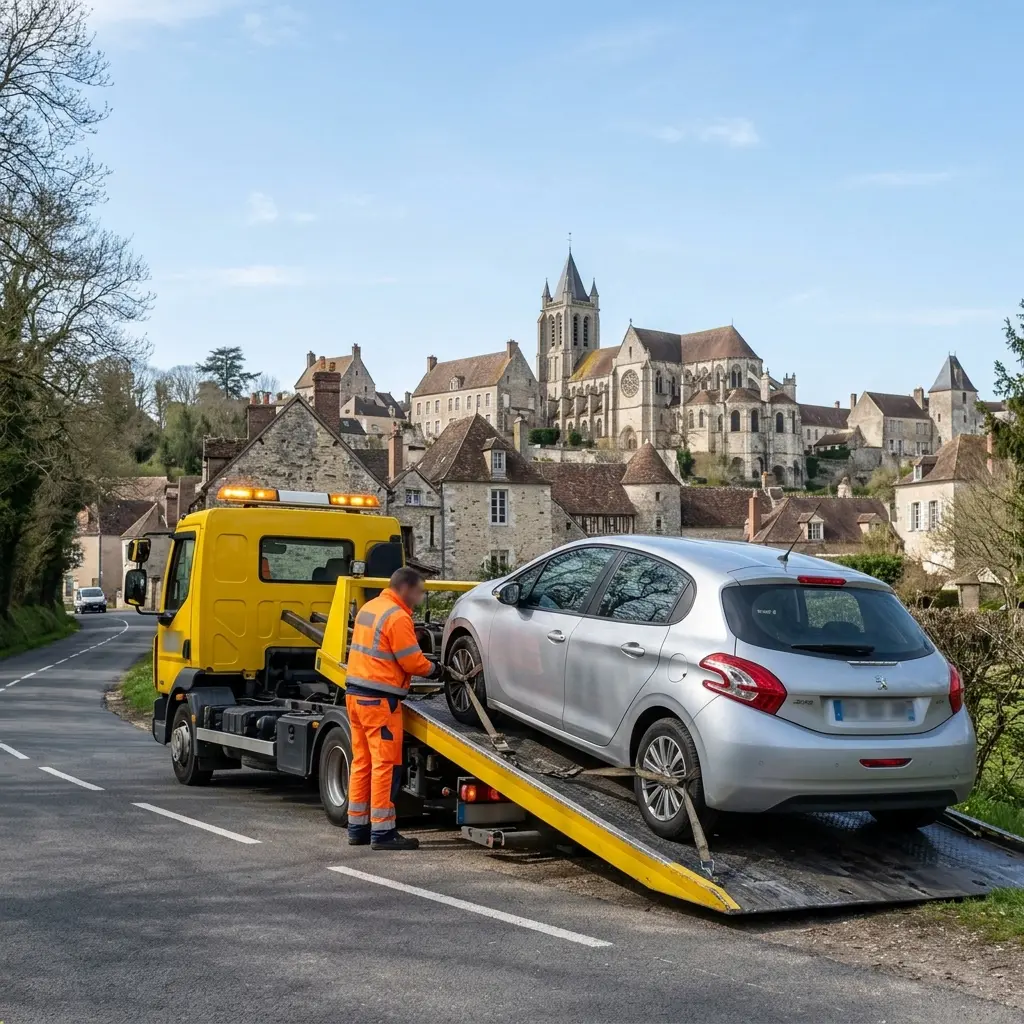 Remorquage voiture prix Château-Landon (77570)