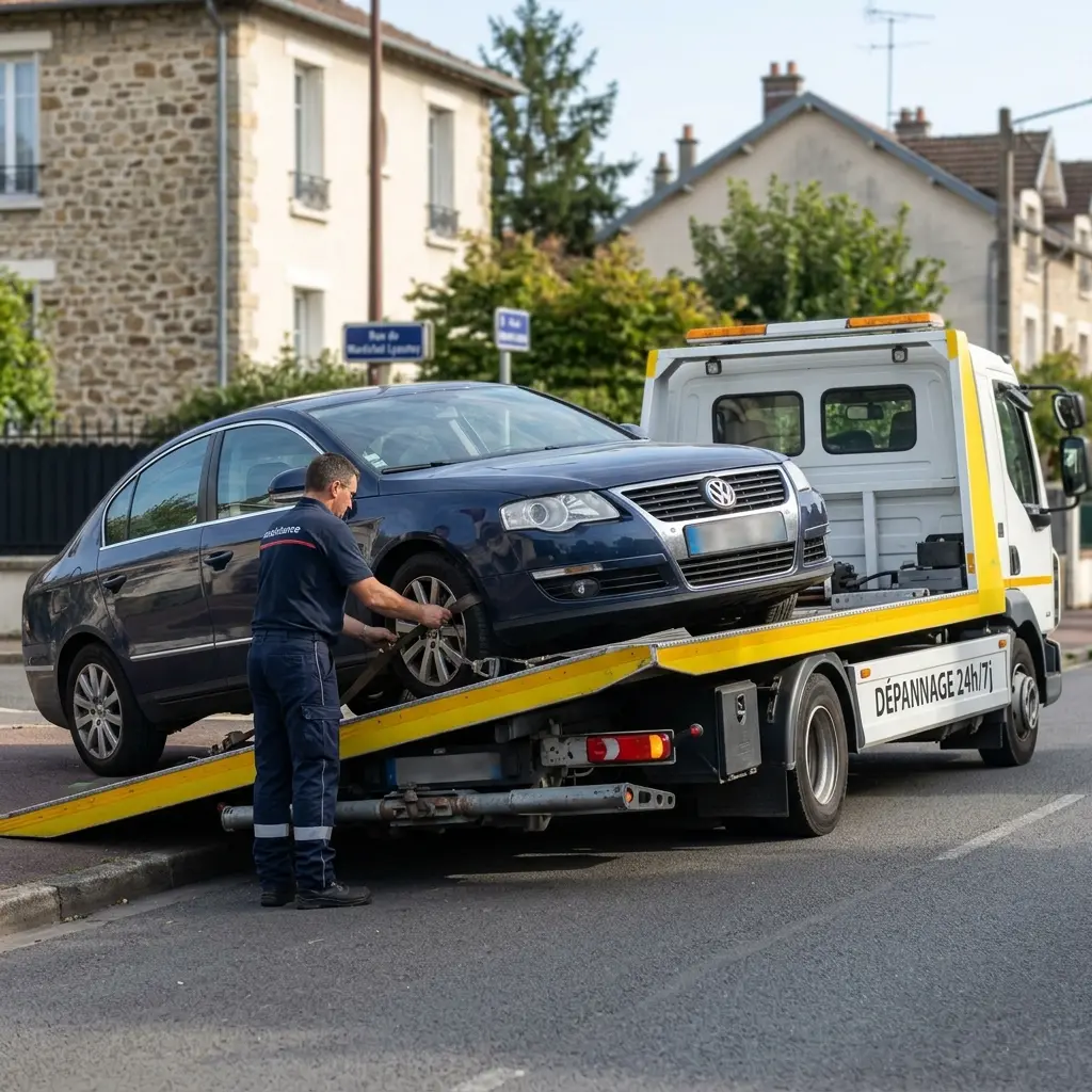 Comment se déroule le remorquage à Saint-Germain-en-Laye ?