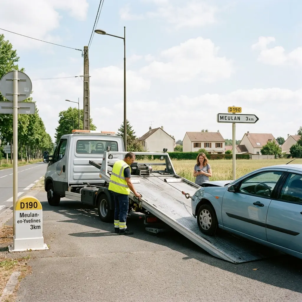 Comment se déroule votre remorquage à Meulan-en-Yvelines ?