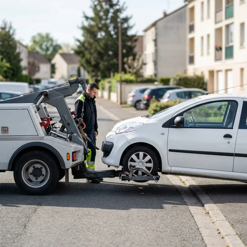 Bons réflexes pour gérer les crevaison et remorquage à Fontenay-le-Fleury
