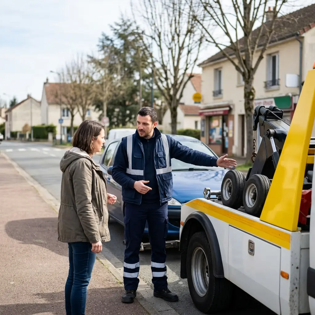 À la fin de l’intervention, votre véhicule est remis en toute sécurité