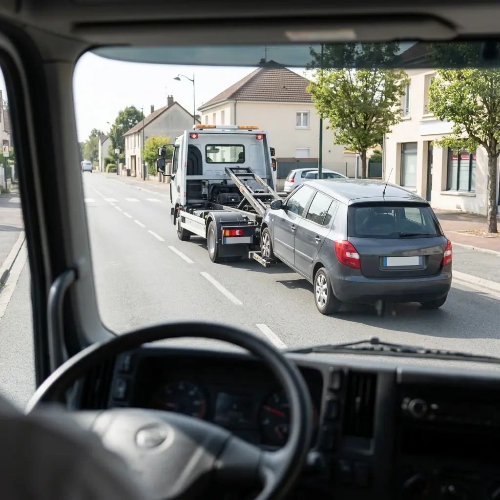 Comment se déroule l'intervention de remorquage à Beynes ?
