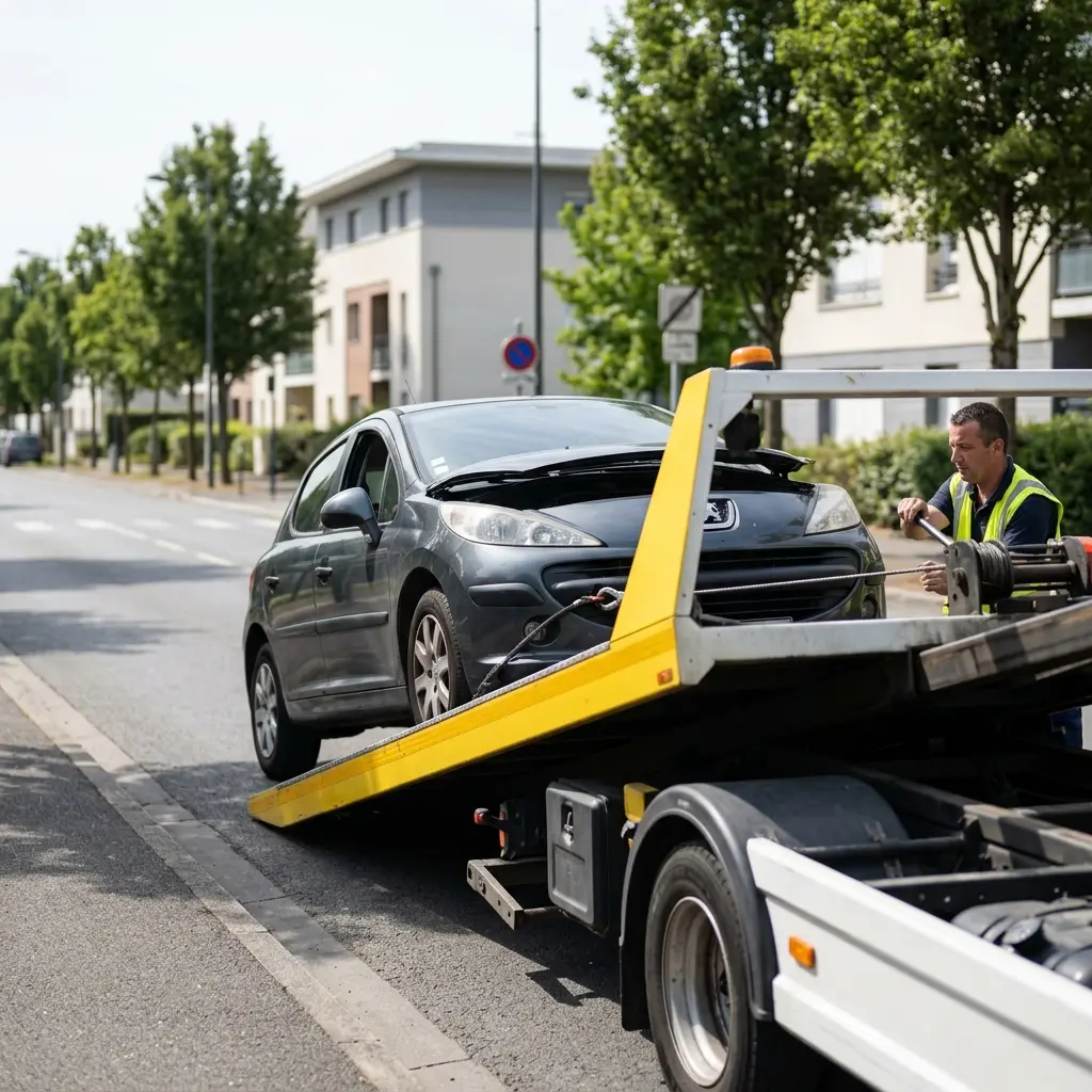 Comment l’équipe assure un remorquage au plus vite à Brétigny-sur-Orge ?