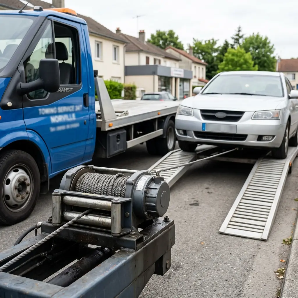 Notre méthode de remorquage automobile précise et efficace à Norville