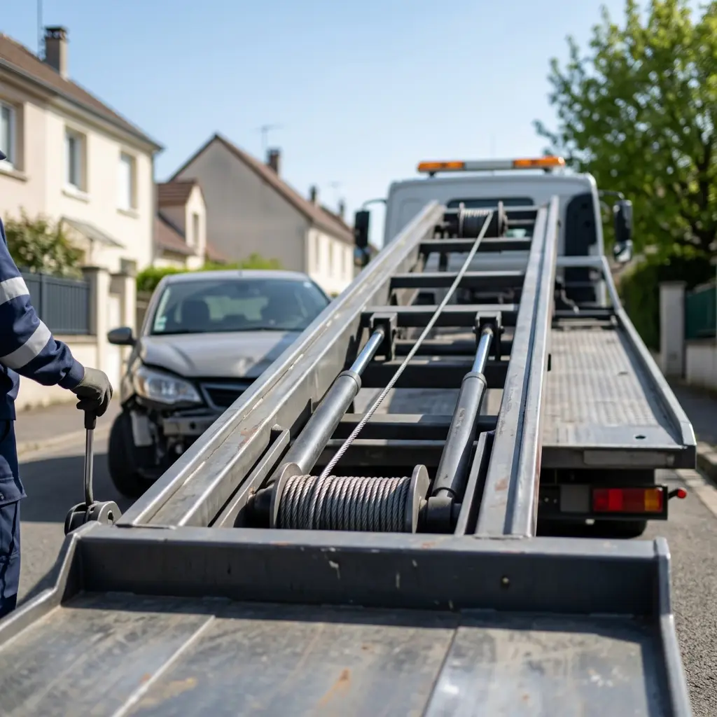 Comment se déroule le remorquage à Morangis ?