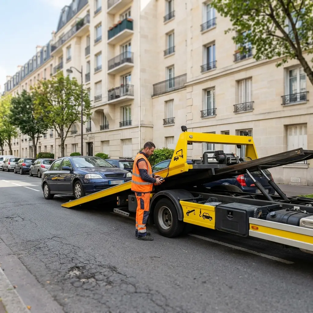 Comment se déroule l'intervention de remorquage à Bagneux ?