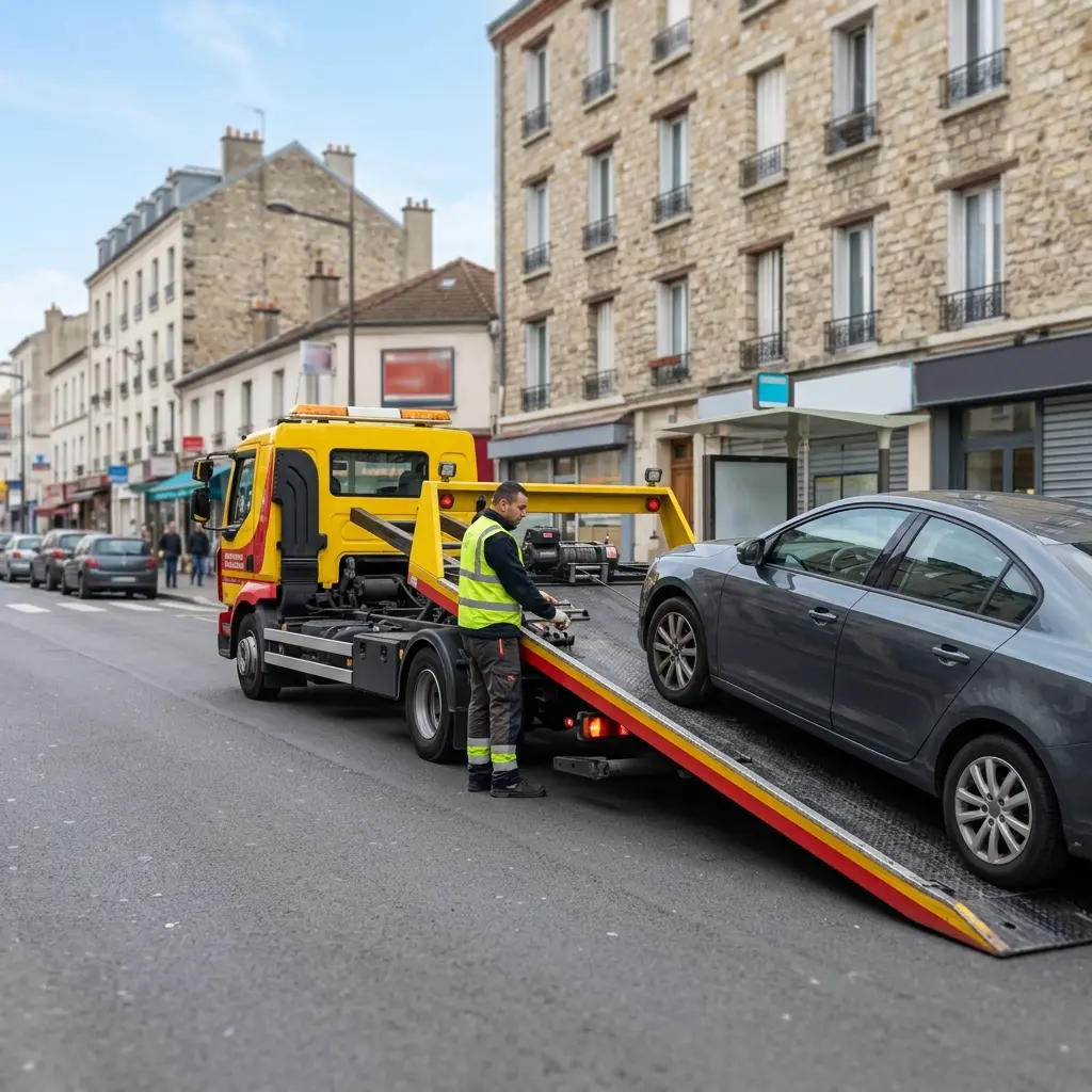 Comment se déroule le remorquage à Saint-Denis ?