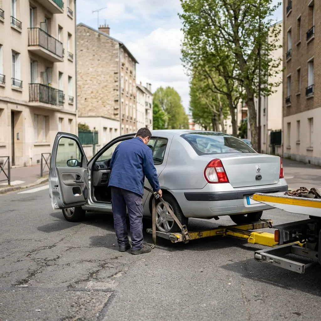 Remorquage voiture prix Romainville (93230)