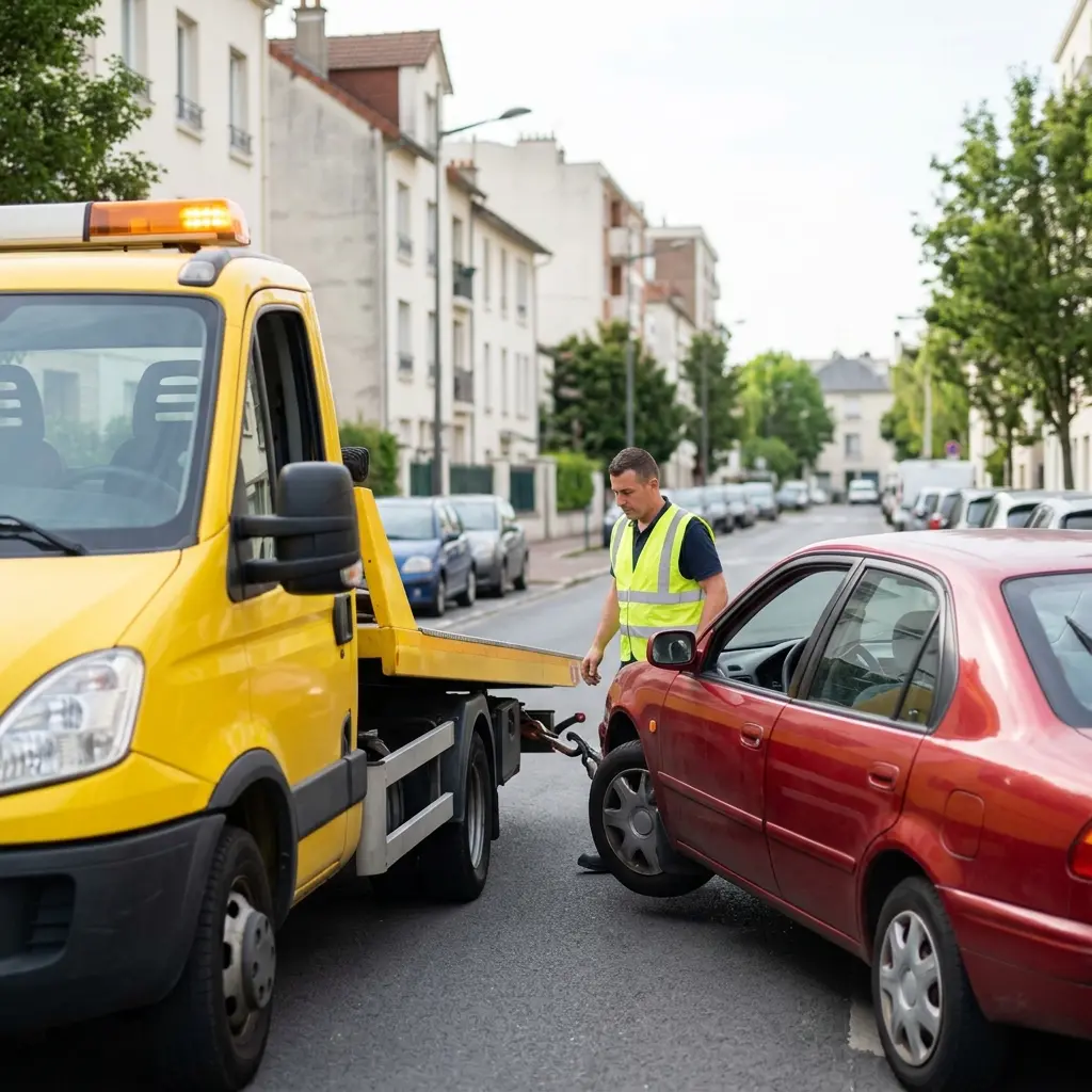 Adopter les bons gestes en attendant le remorquage à Saint-Ouen-sur-Seine